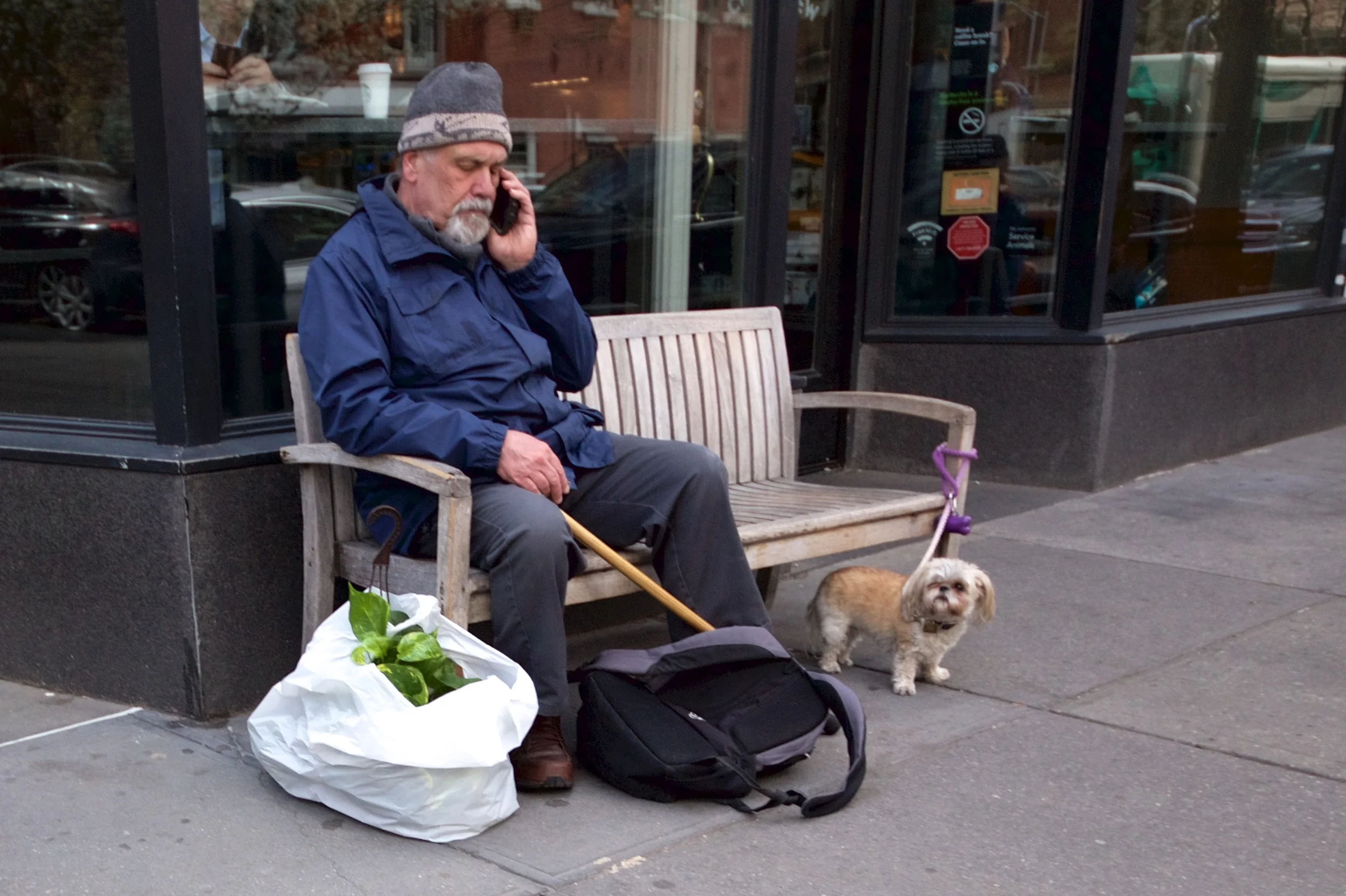 OUTSIDE THE COFFEE SHOP