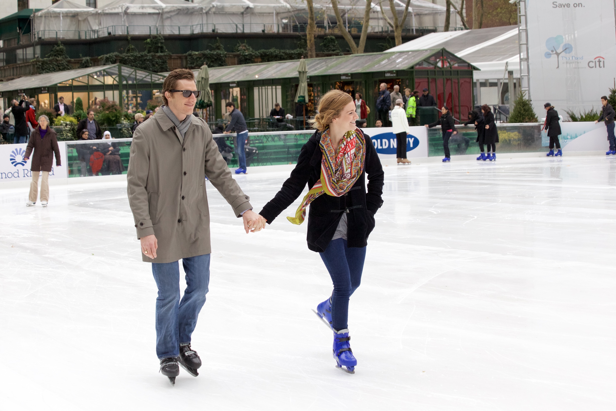ICE SKATING AT BRYANT PARK