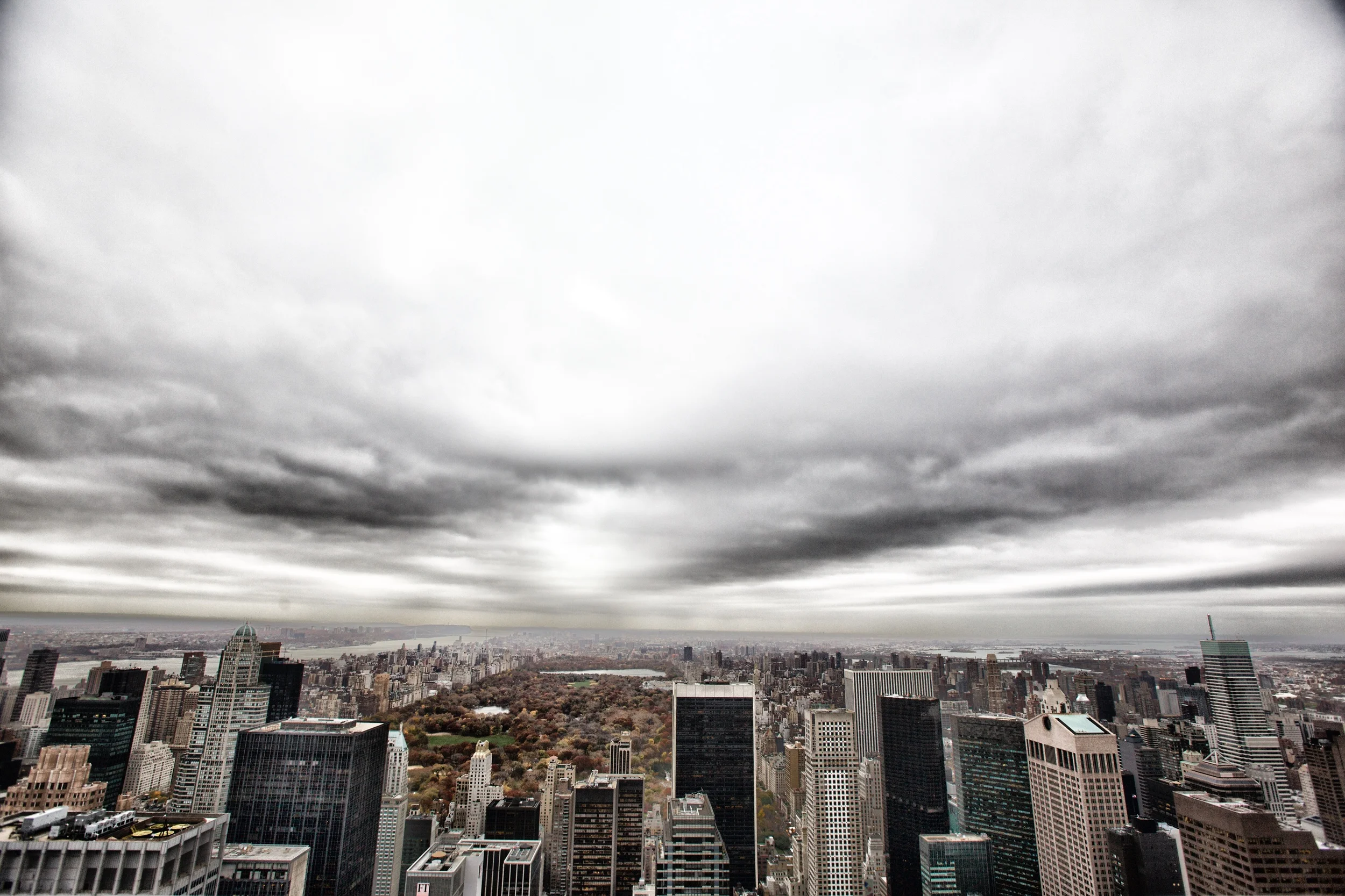 VIEW TO THE NORTH FROM ROCKEFELLER CENTER