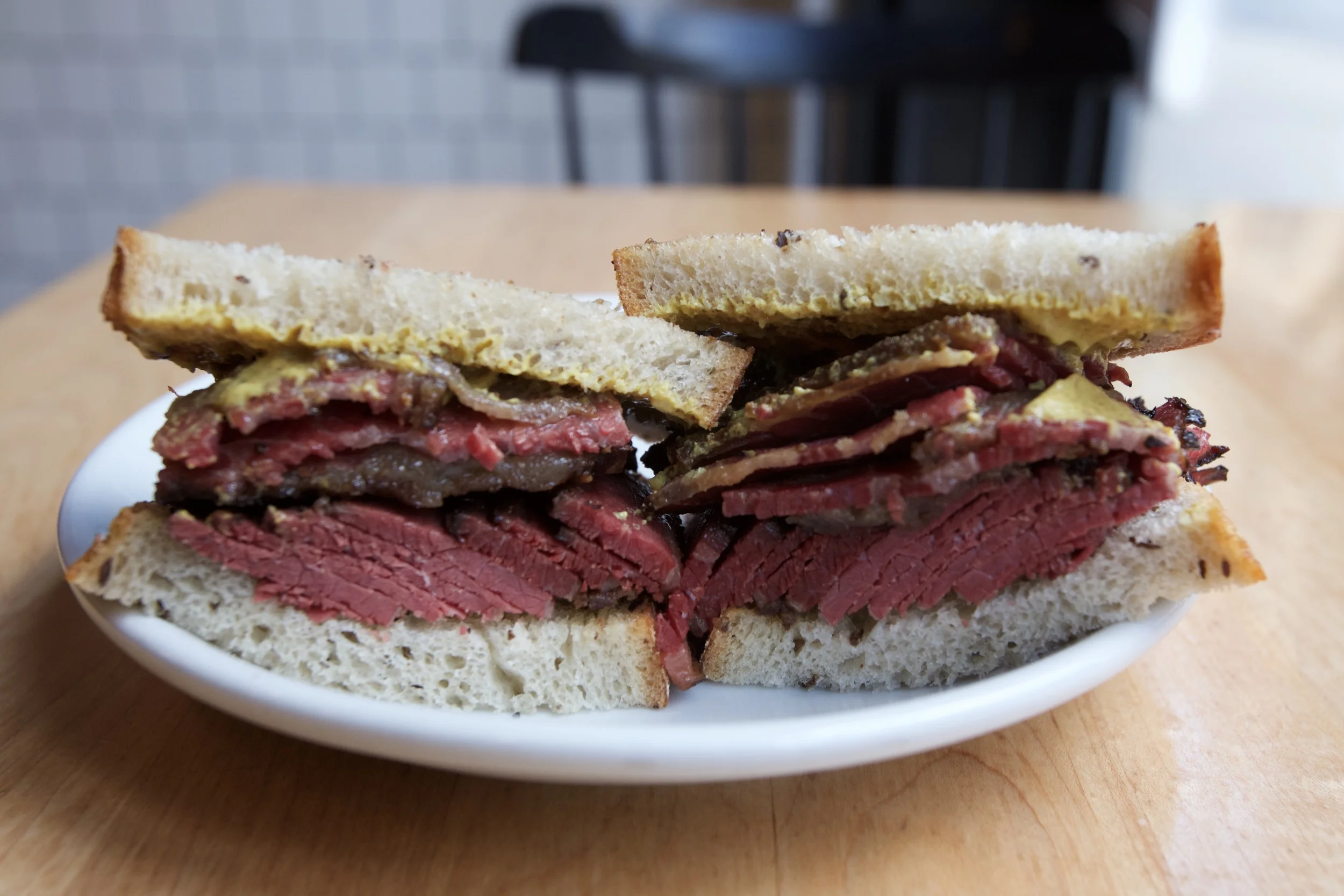 MONTREAL STYLE "SMOKED MEAT" ON RYE