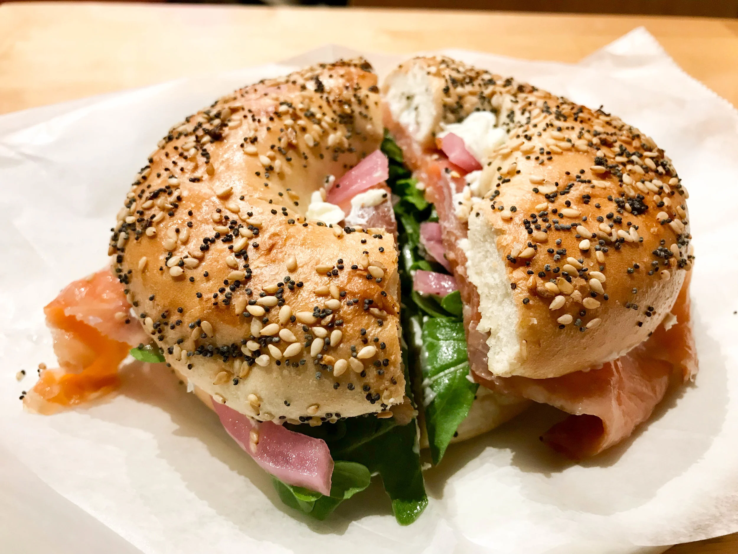 LOX ON A BAGEL
