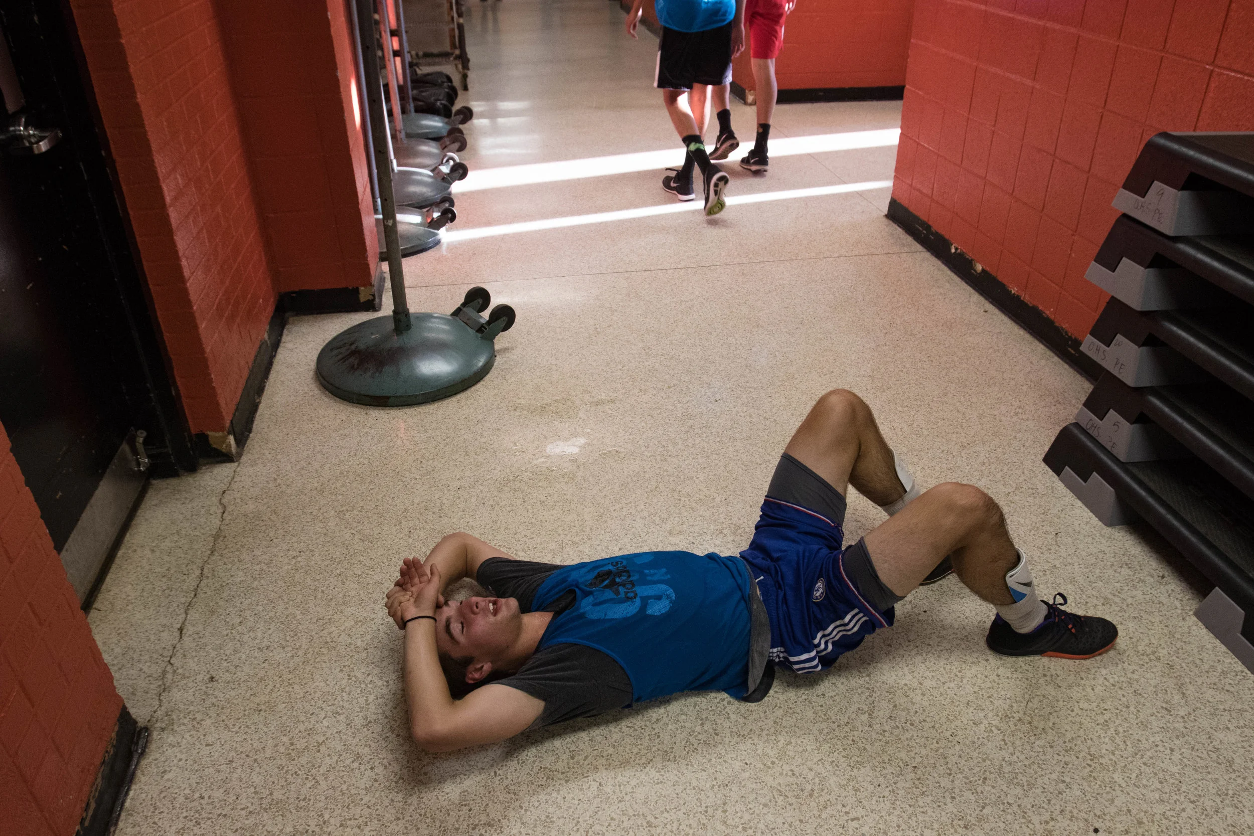 After practice, 2016