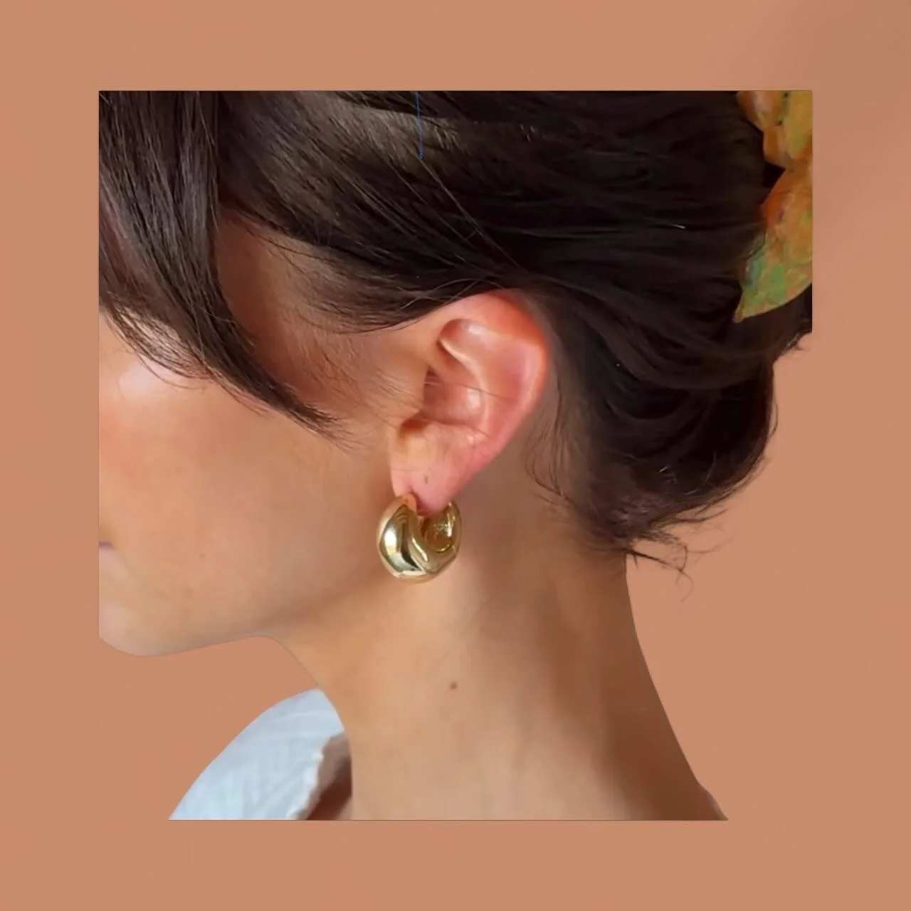 Boucles d&rsquo;oreilles PILGRIM 🧡 @pilgrim.canada #bouclesor #bijoux #boutiquebijoux #rosemontpetitepatrie