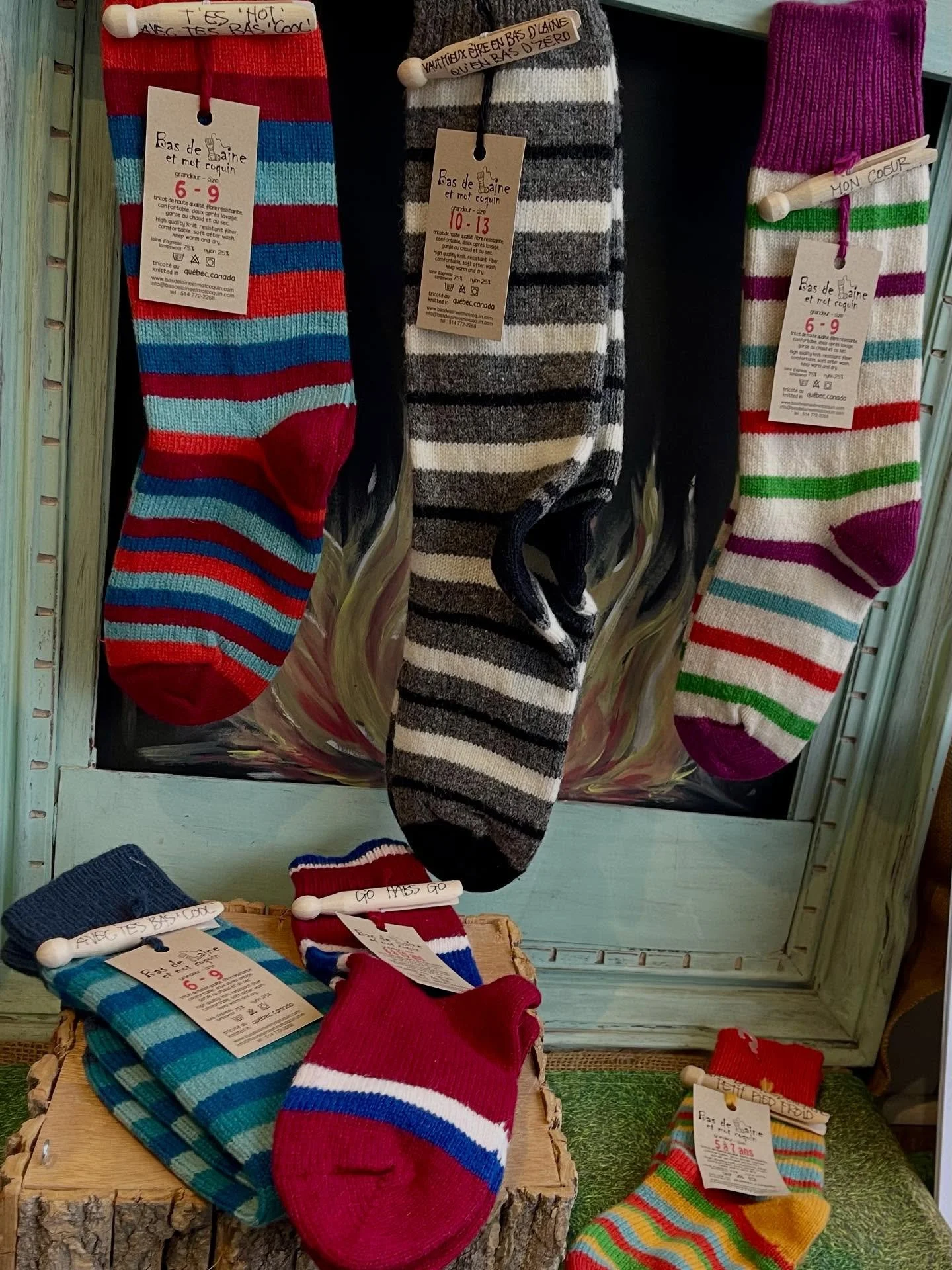 Bas de laine et mots coquins! Id&eacute;e cadeau pour hommes , femmes et enfants! 🎁☃️🧡#baslaine #ideecadeaunoel #ideecadeau #boutiquecadeau