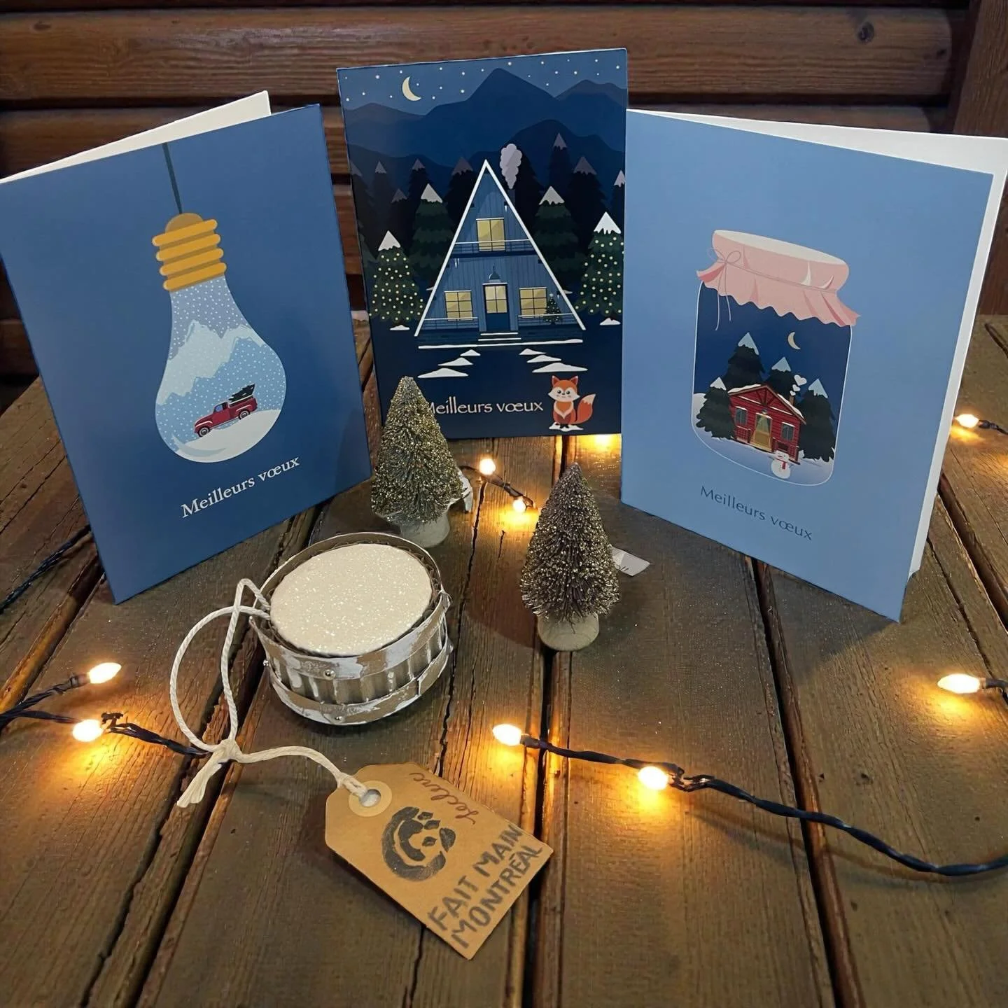 Cartes de No&euml;l - @mempasmal  #cartesdenoel #xmascards #noel2025 #boutiquecadeau  #montrealshop #montrealgiftshop #cadeaunoel