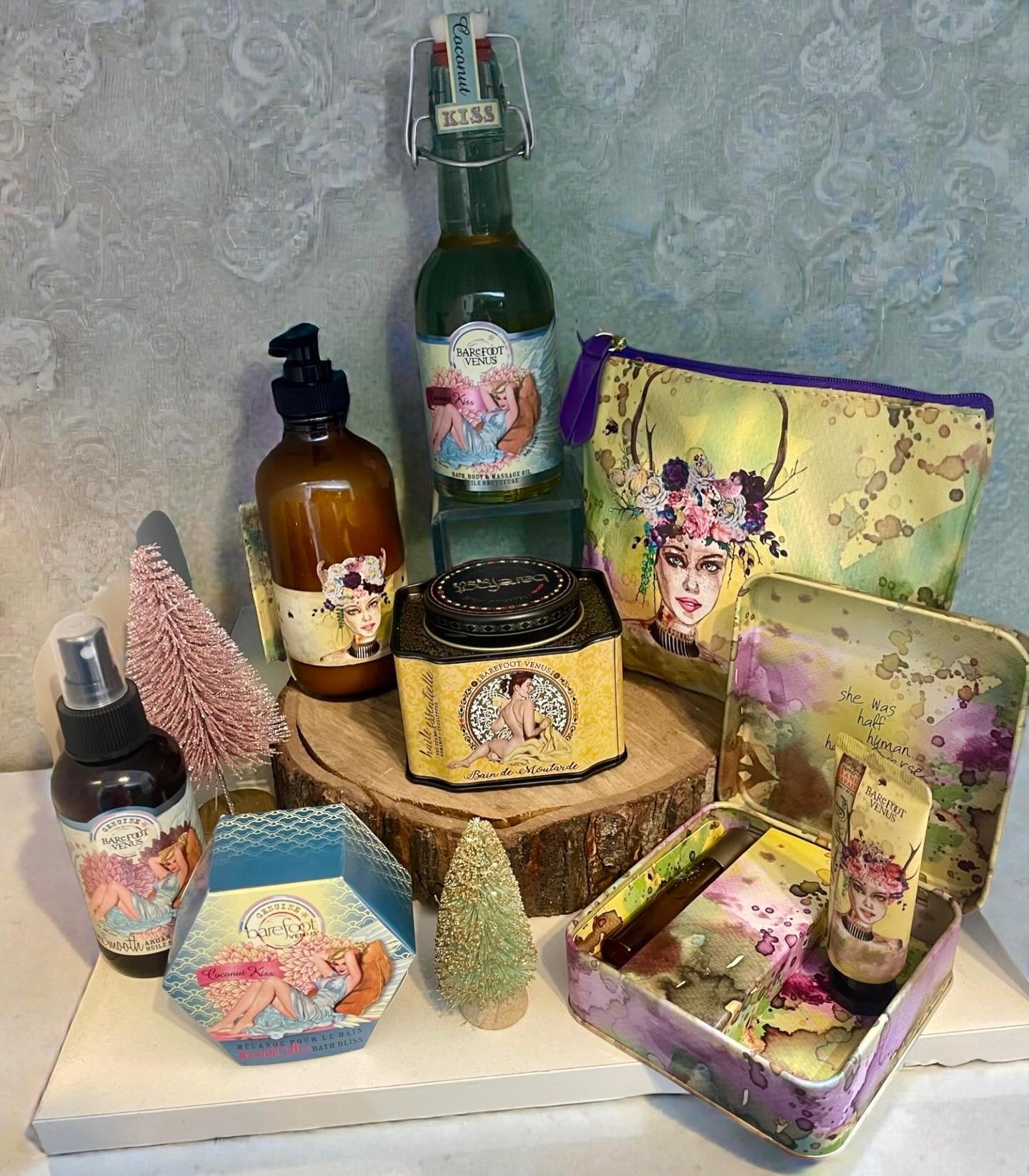 Coup de c&oelig;ur d&rsquo;Anita ! 💜 Barefoot Venus - entreprise de 3 femmes canadienne magnifique et cr&eacute;atives .Produits naturelles faits avec des huiles essentielles, des senteurs qui apaise l&rsquo;esprit et des images et emballages trop c