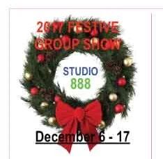 DECEMBER FESTIVE GROUP SHOW Linda Kristin Blix, Celine Cimon, Lee Goldman, Grethe Jensen, Rea Kelly, Karin McLean, Laraine McMahon-Nelson, Liz Russ, Tanya Solonyka, Felicity Somerset, Lucie Sparham, Kim Spencer, Sheila Thompson, Donna Volden, Karen Volden, Gail Williams