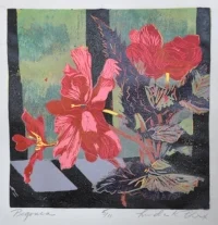 MARCH 2018 Linoprints by Linda Kristin Blix