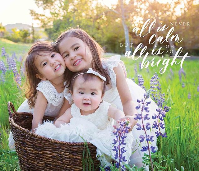 Merry Christmas to all, and to all a good night!! This season is so busy with lots of client work, custom holiday cards and making sure to carve out time for building all the traditions for these three littles. We do our best to remind each other of 
