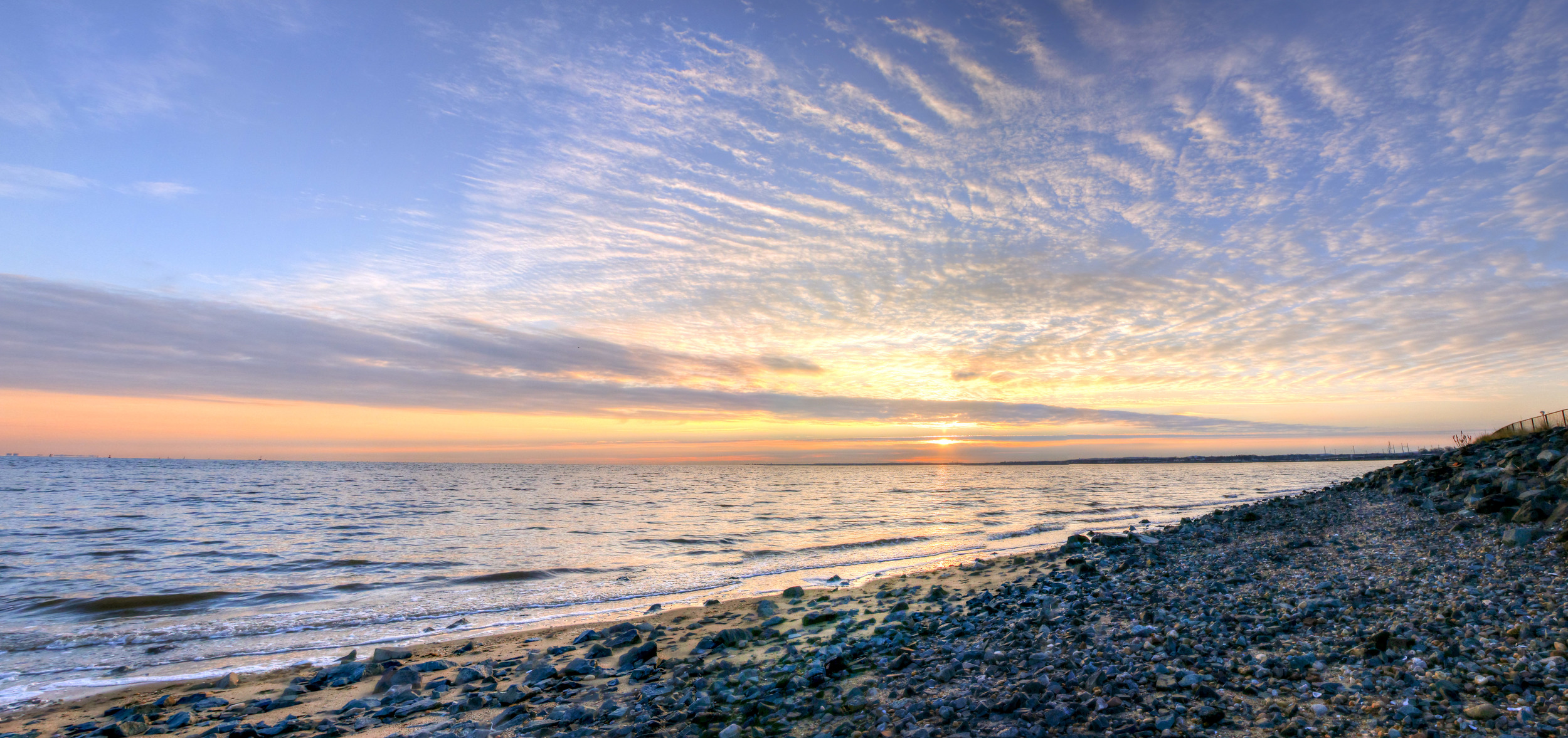 January Beach Sunrise