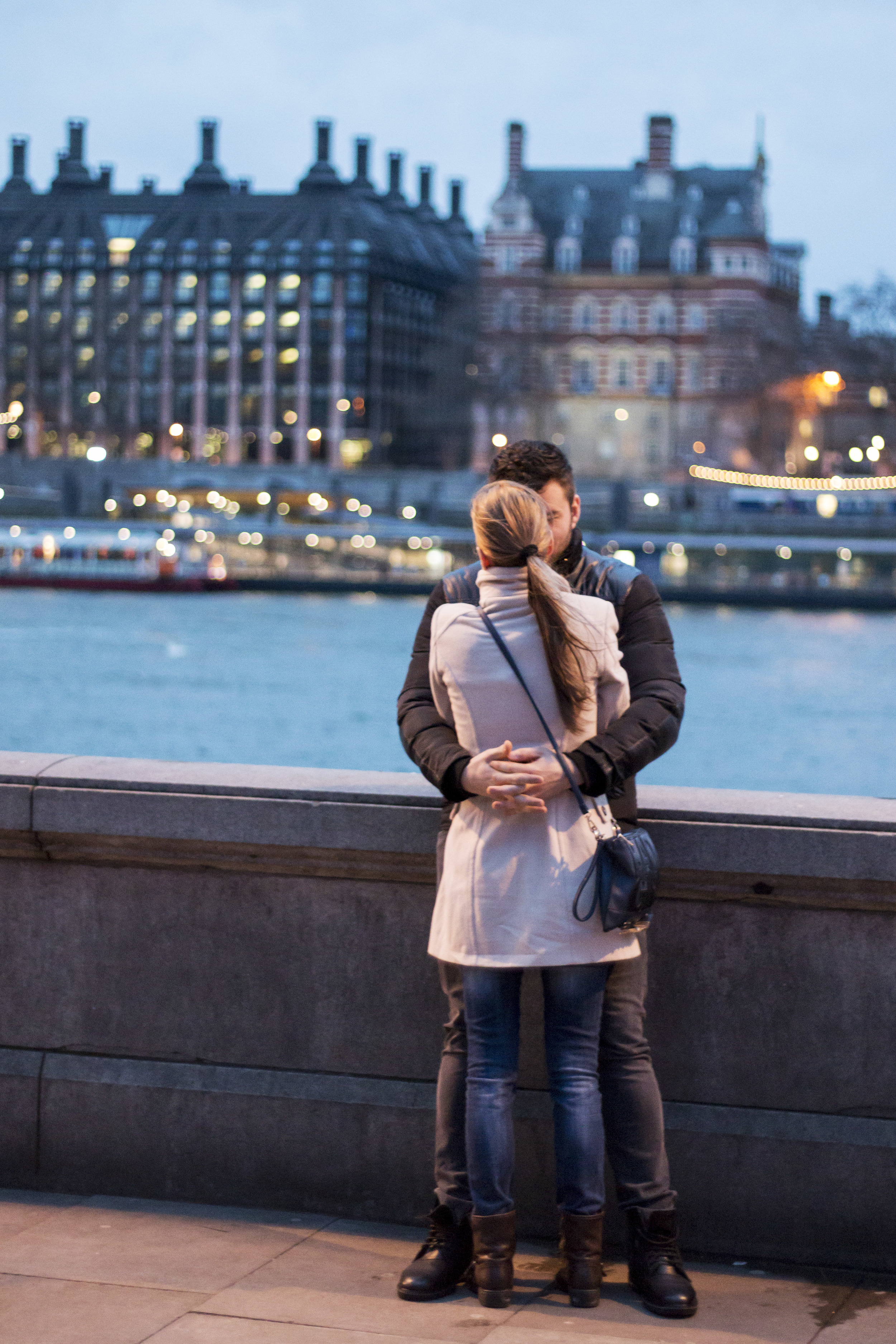 I literally just snapped this photo of this couple while walking by, and I really like it. I have no idea who they are.
