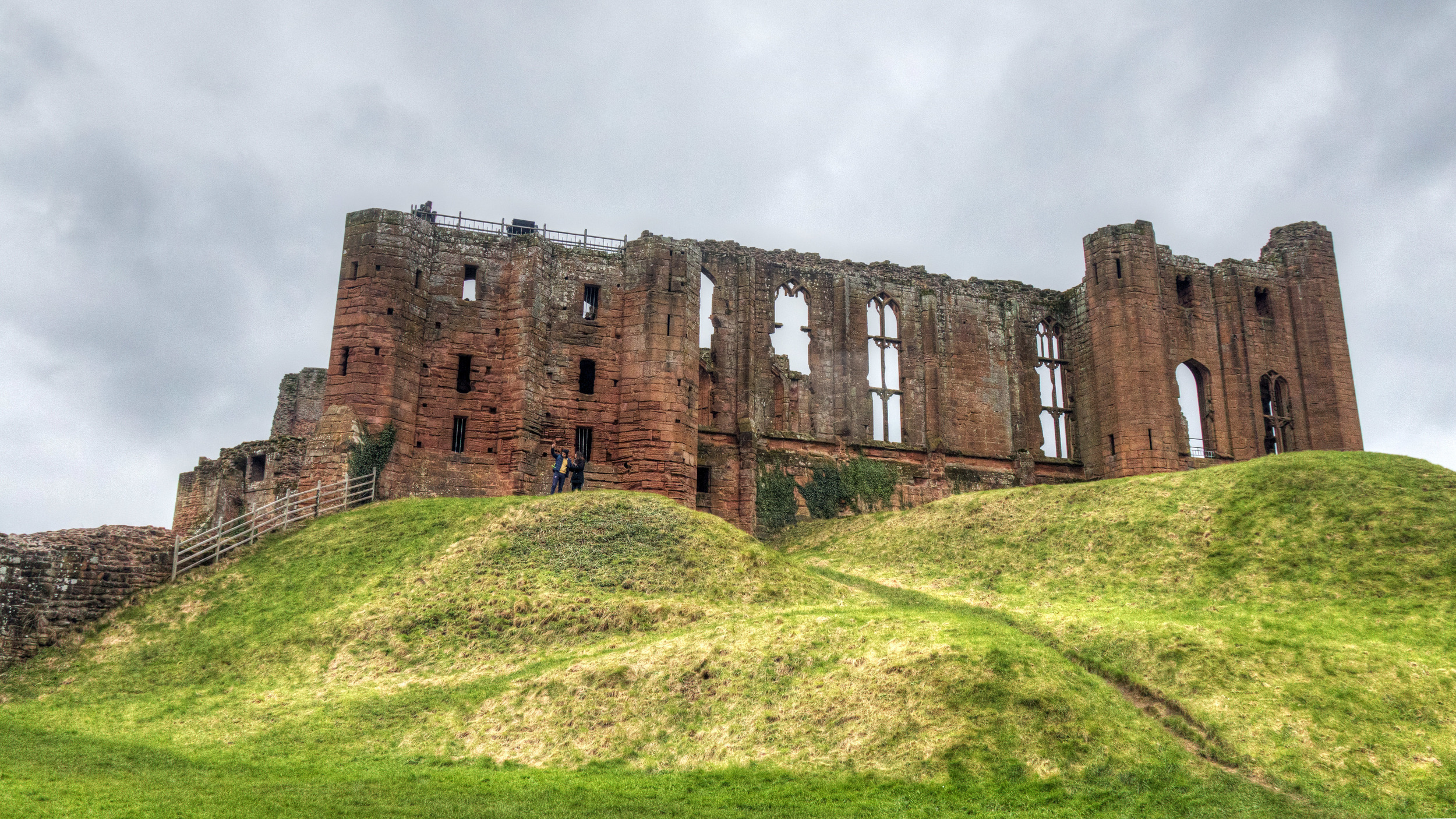 The back of the castle