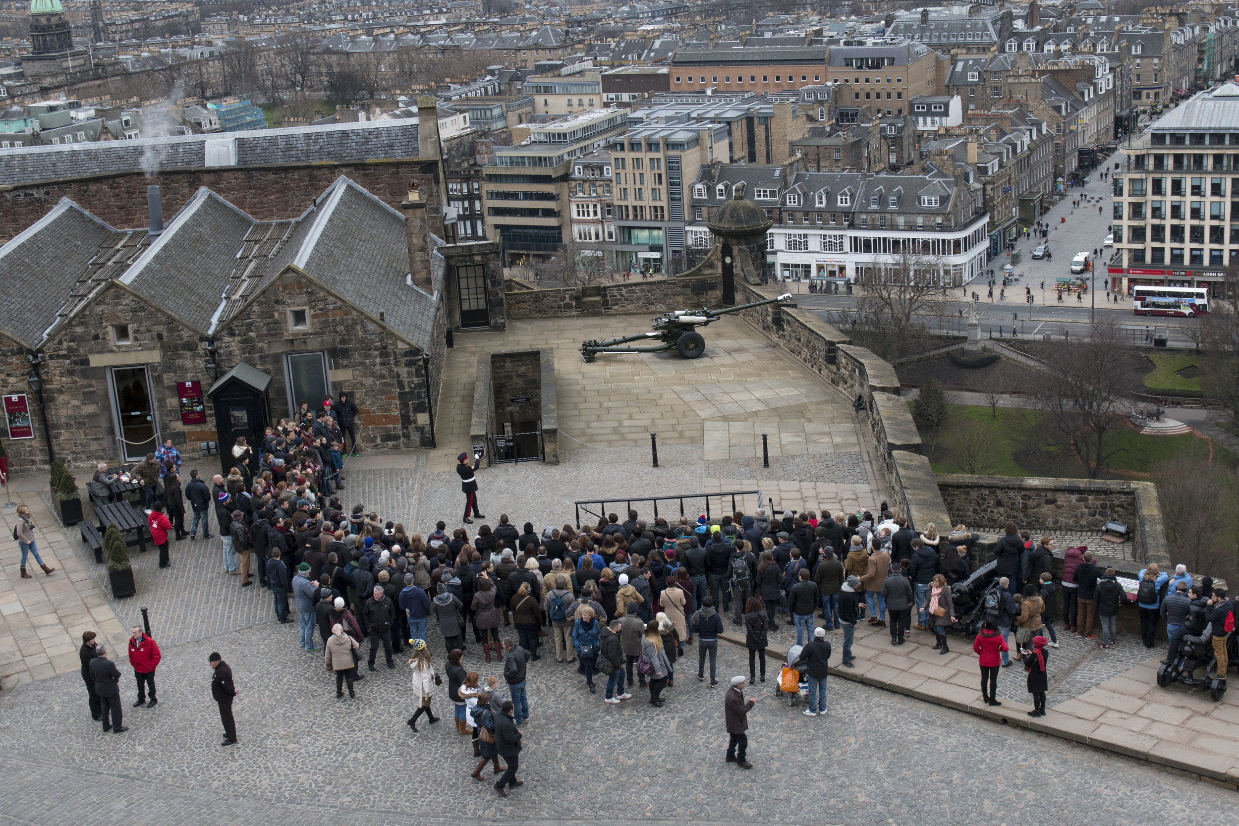 The 1pm firing of the cannon