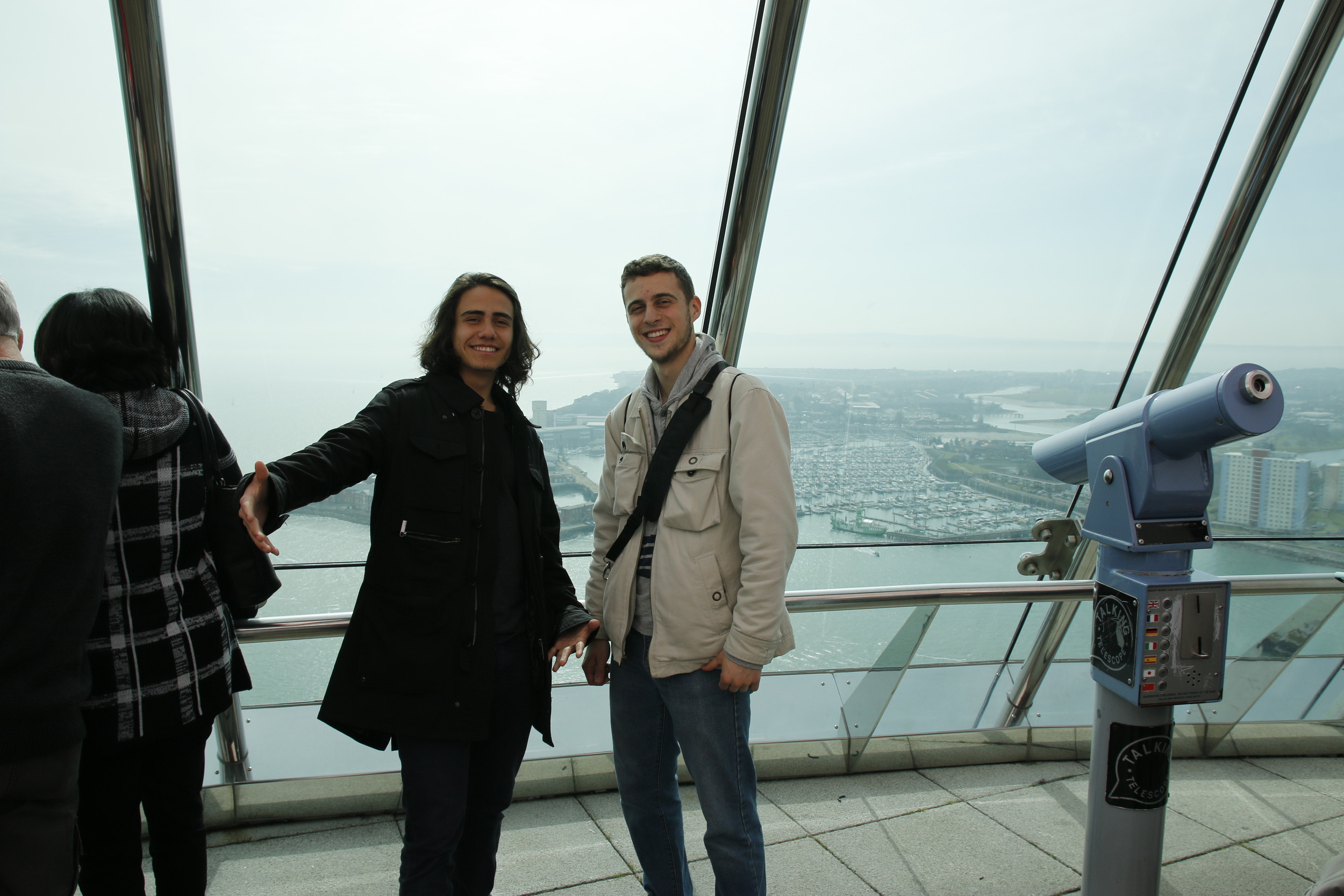 Felipe and I at the top