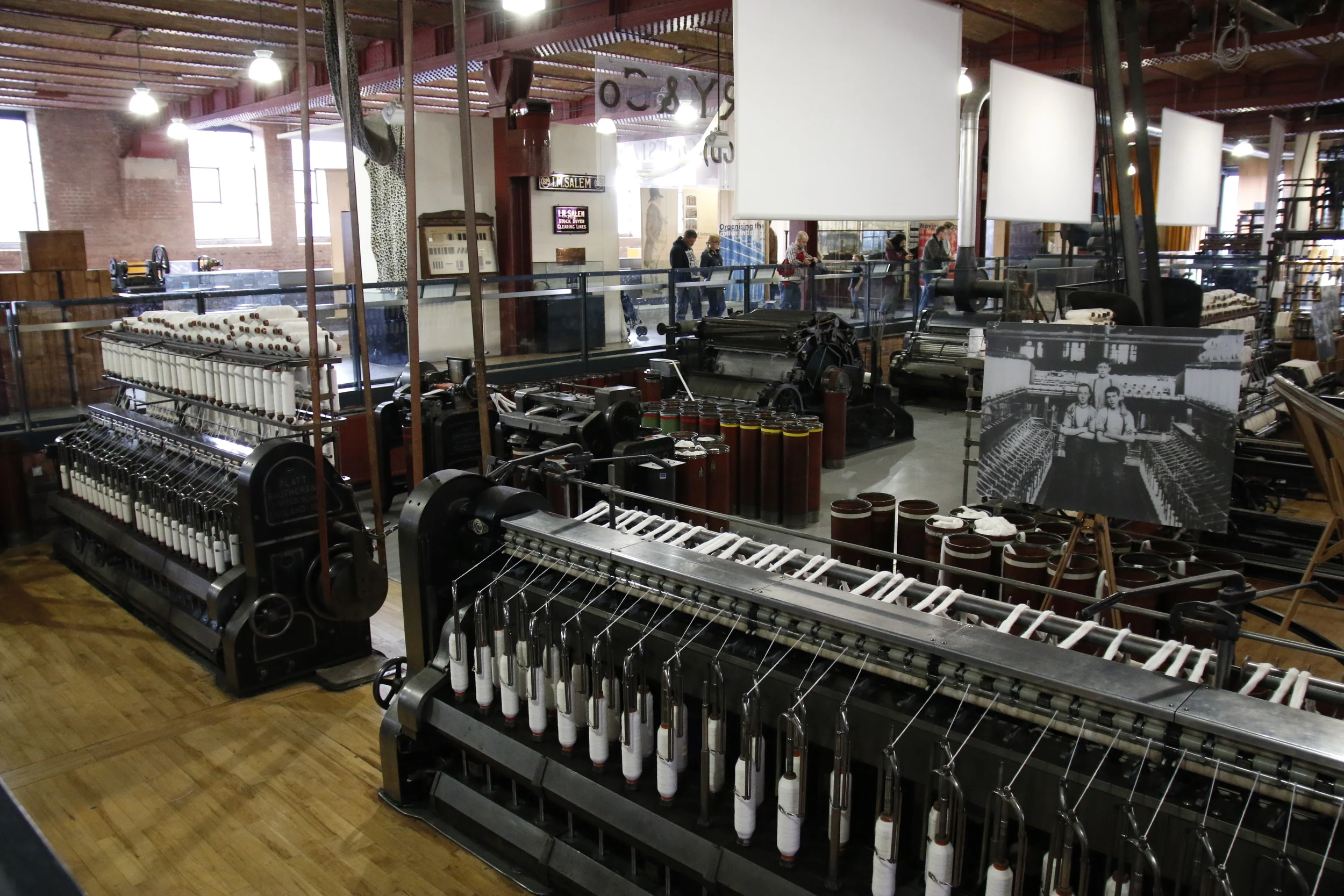These were working cotton machines.