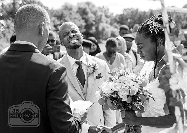 This is Daniel and Athena moments before saying "I do" Their love for each other was evident to everyone who attended the ceremony. A love so strong that it overwhelmed them and brought them to tears. What a beautiful moment. #wedding #weddingphotography #bride #groom #weddingceremony