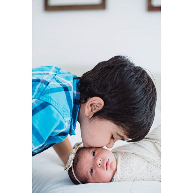 A brother's love for his new baby sister 💙 #nephew #niece #baby #family #jj #photoshoot #children #sonya7iii