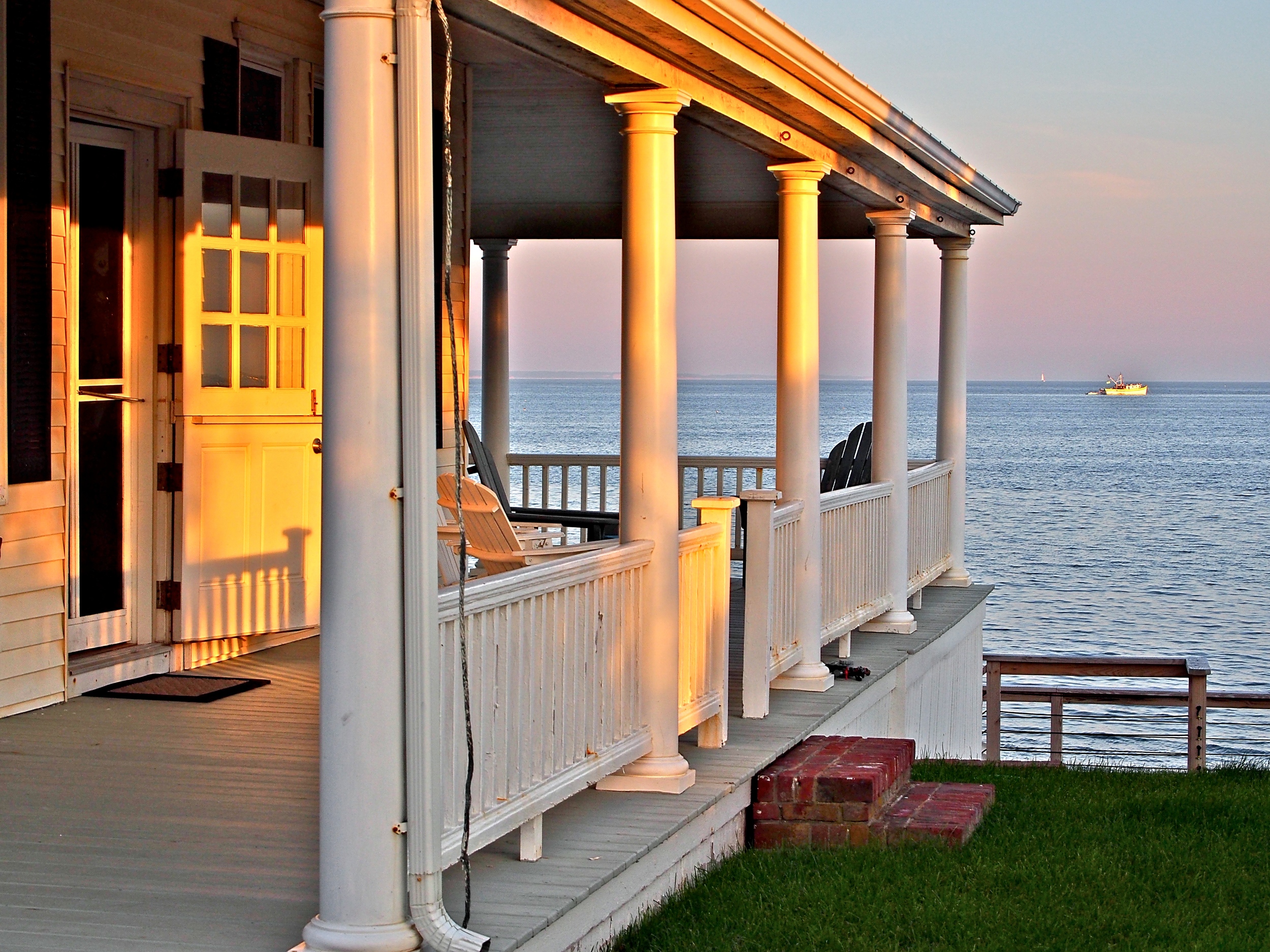 Porch at Sunset, East End