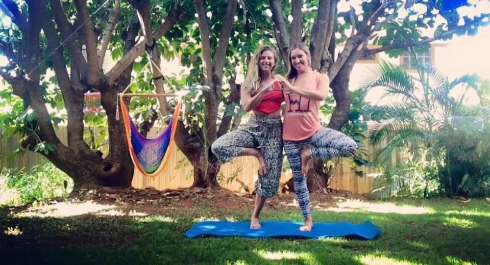 Subbing beach Yoga classes in Maui!