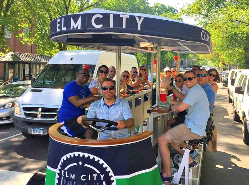 Elm City BYO Party Bike Coming to Milford Pedaling + Drinking = Fun