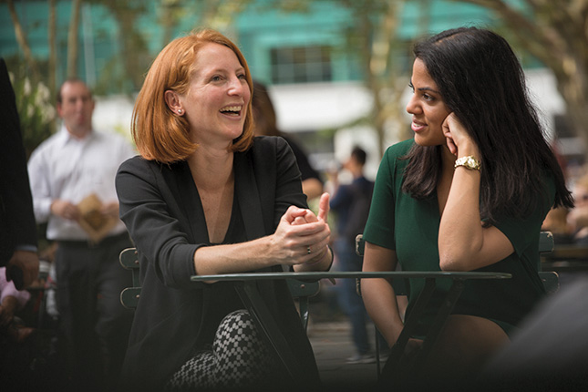 Zoë Lloyd and Nilofer Ahmed