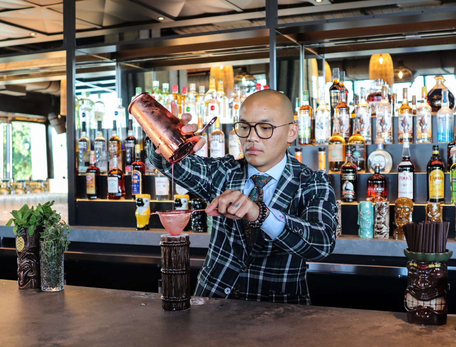 Beverage director Kyle Tran