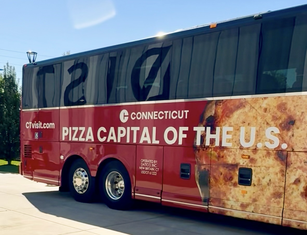 Join Us On The Apizza Bus To Celebrate CT's NEW Top 100 Pizza Trail