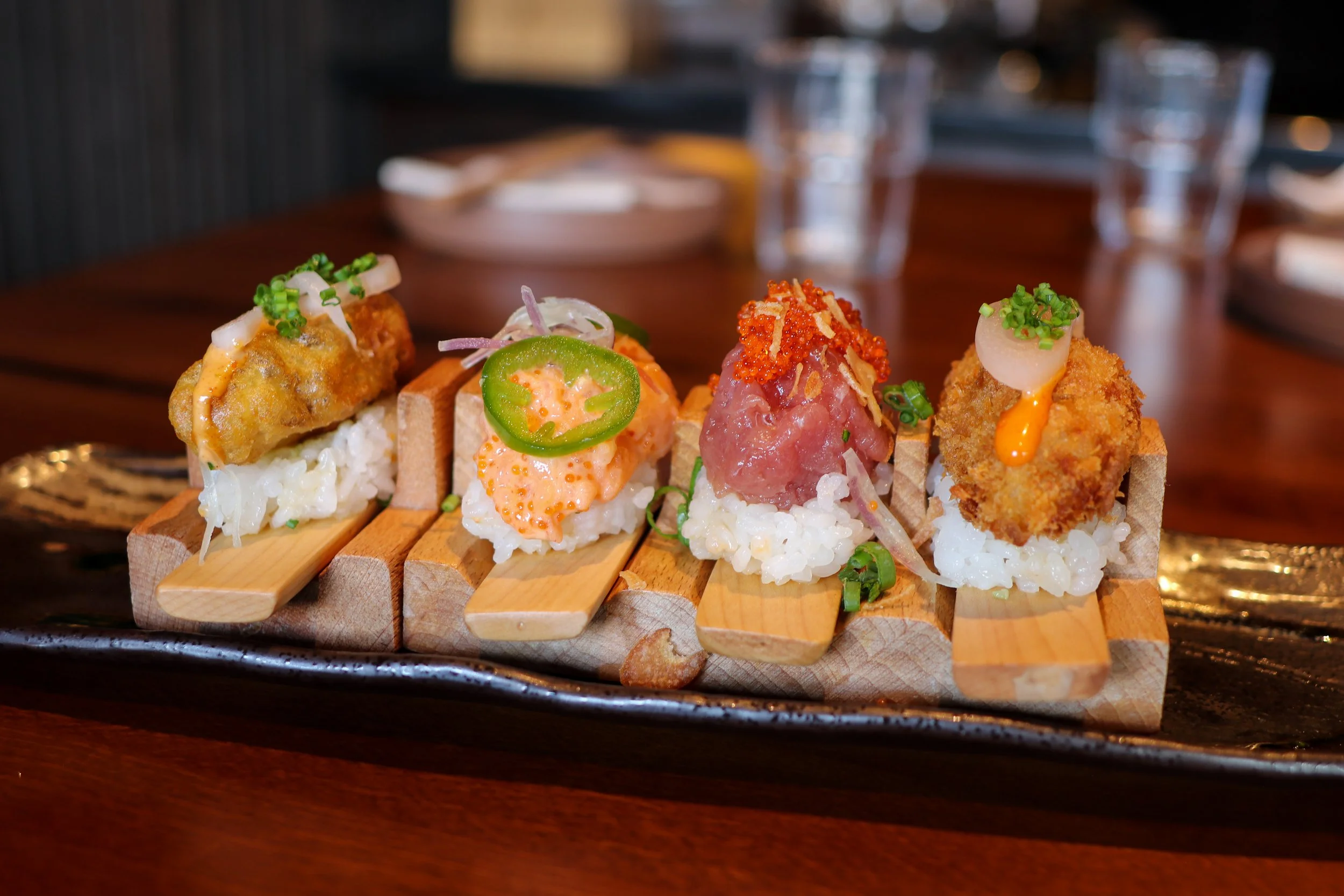 Chef Mogan Anthony + Seleste Tan Open Barnoodle in Greenwich: Handrolls, Noodles +