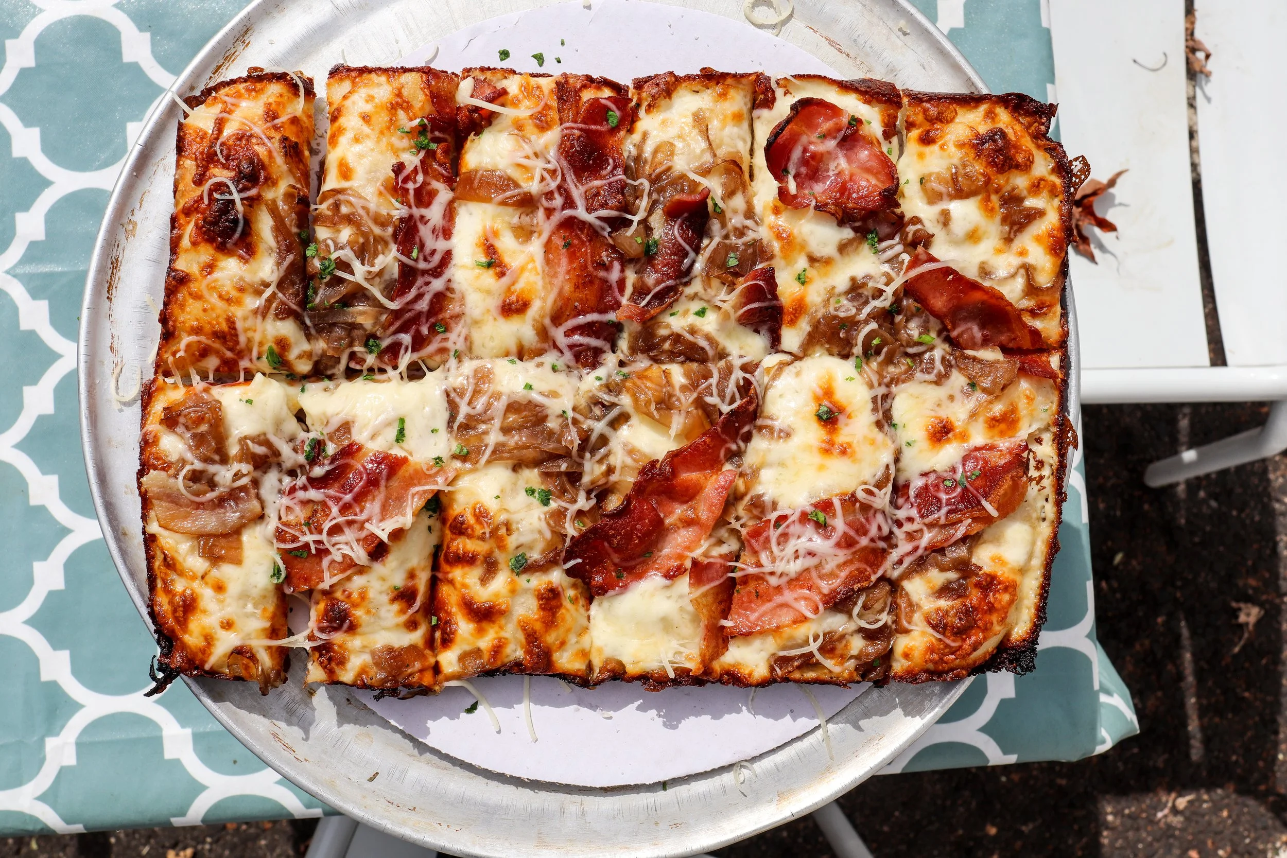 My Favorite Dish: Good Old Days Pizzeria &amp; Cocktail Den’s French Onion Square