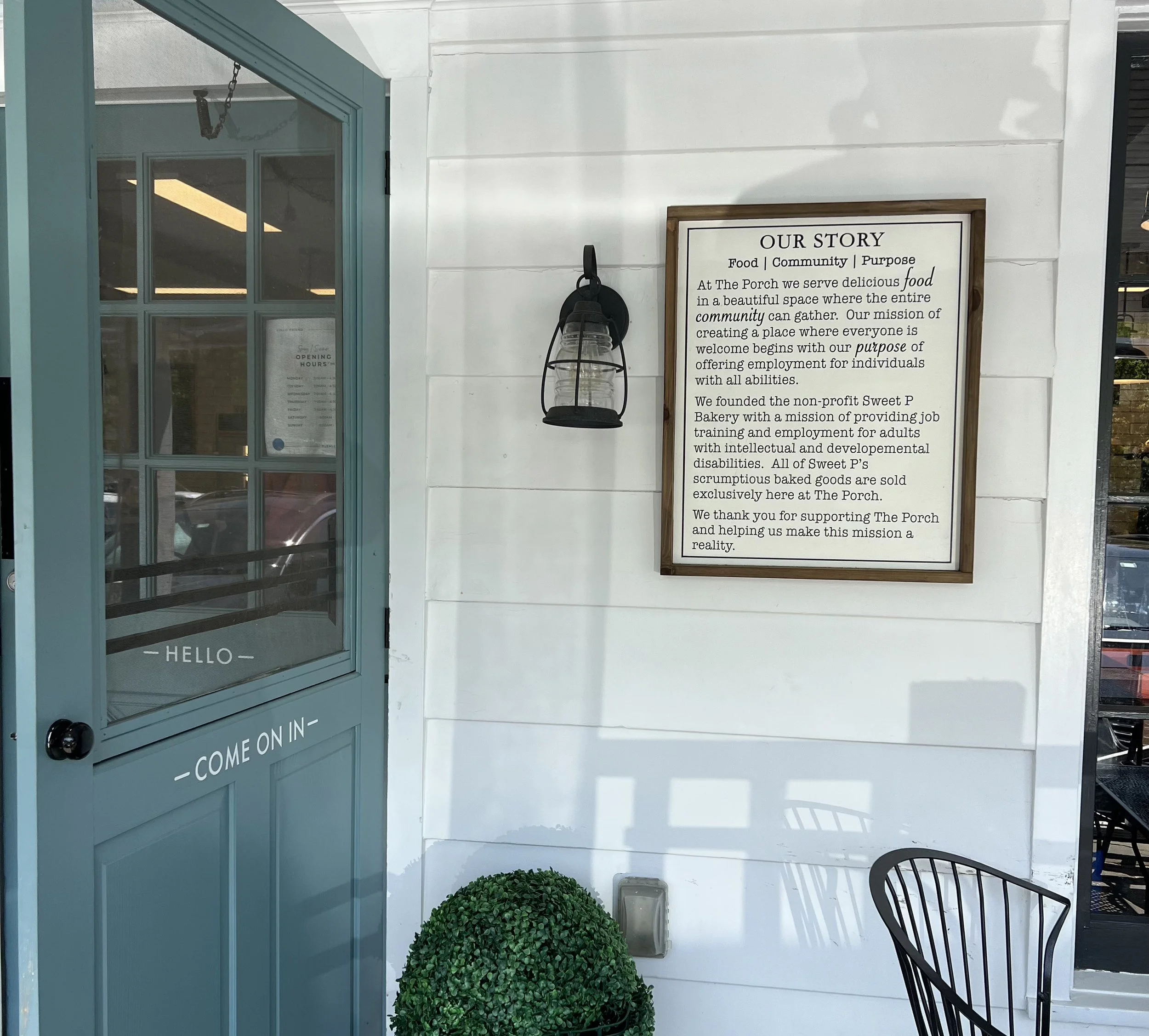 The Porch at Christies Neighborhood Eatery With A Mission — CT Bites