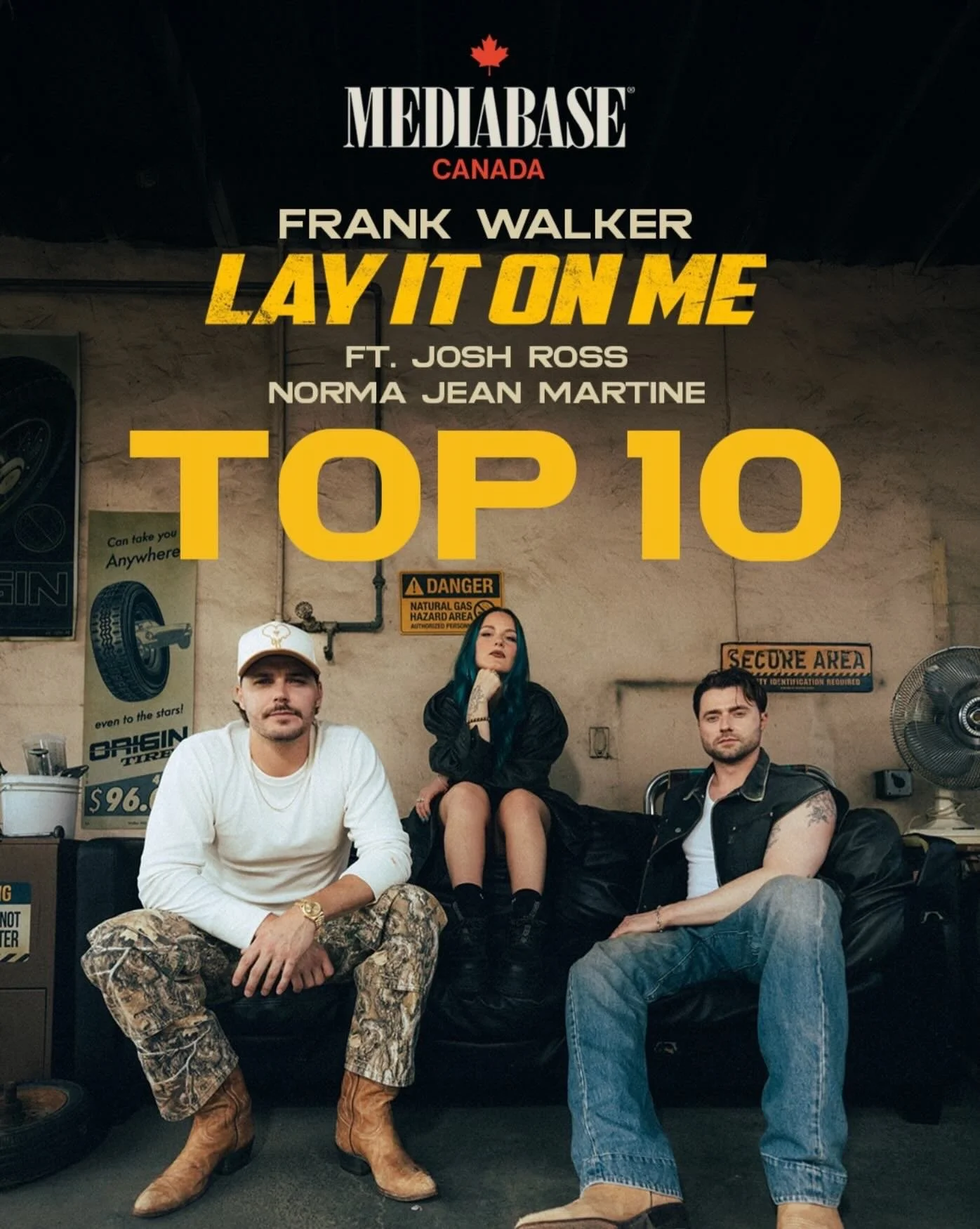 It&rsquo;s a great Monday when you find out a song you wrote is top 10 at pop radio in Canada!!! 🥂🍾Incredible work on this song team @frankwalker @joshrossmusic @njeanmartine @peteymartin @makingmadeline @zkale @sonymusicpubnashville @sonymusicpub 