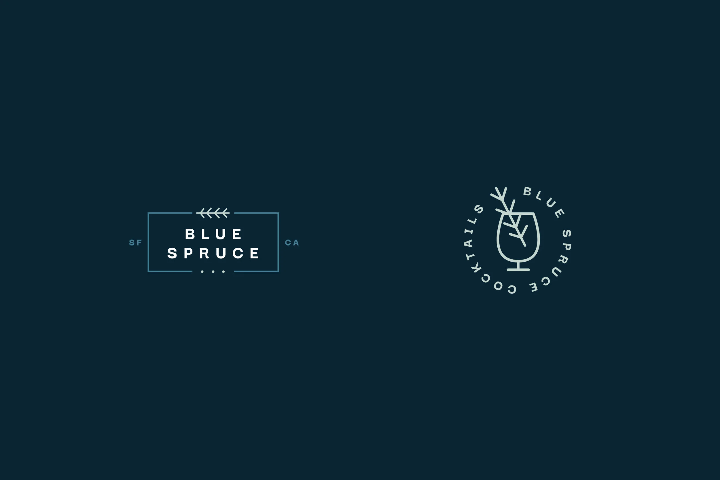  Clean, minimal elements paired with deep cool colors evoke the crisp, woodsy nature of the eponymous conifer. 