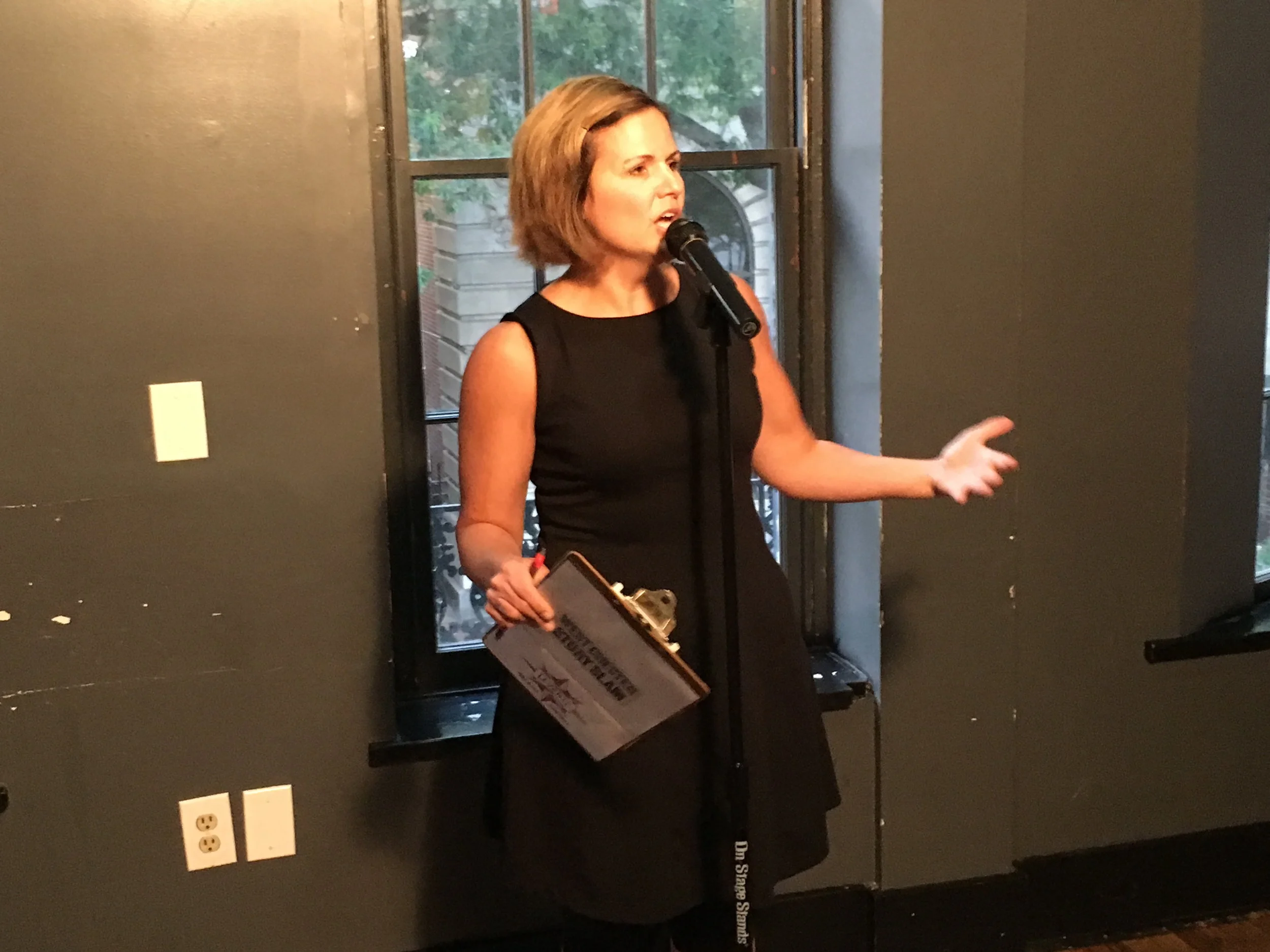 Luanne Sims is our emcee for February