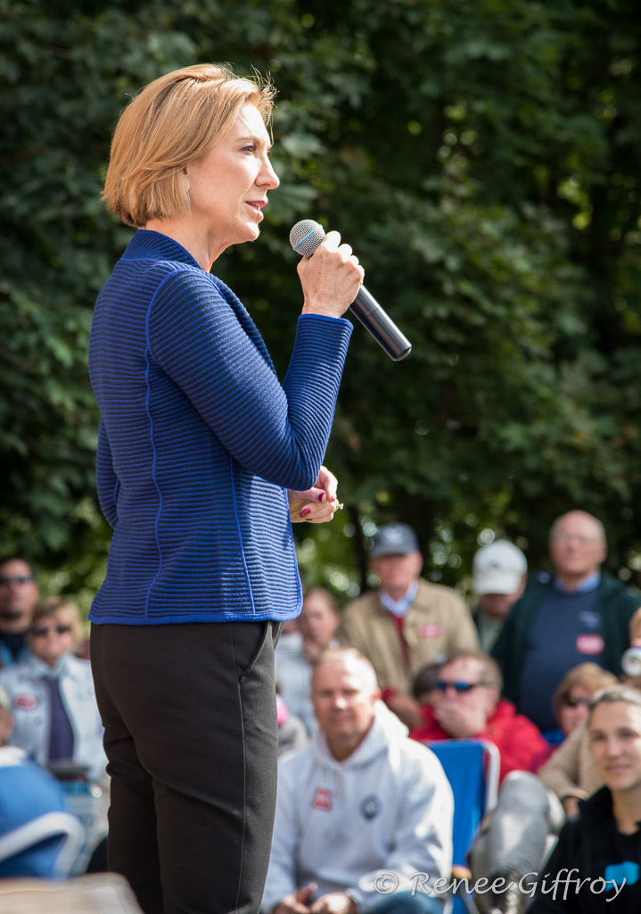 Carly Fiorina in Rye, NH