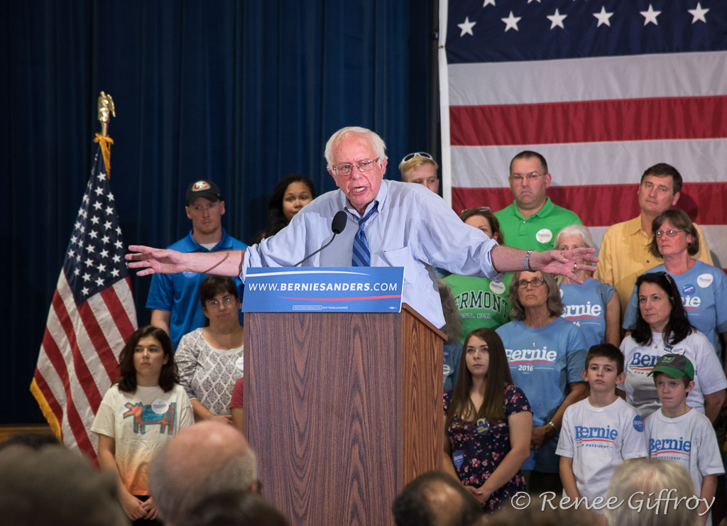 Bernie Sanders in Seabrook, NH 