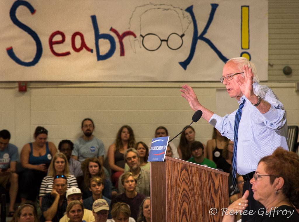 Bernie Sanders in Seabrook, NH