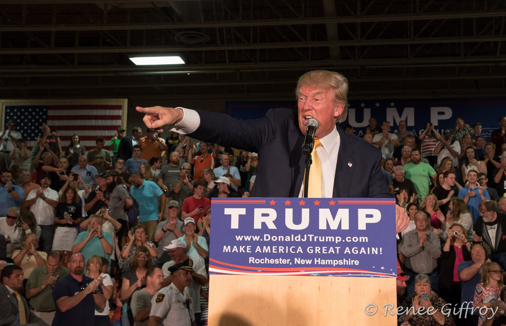 Donald Trump in Rochester, NH