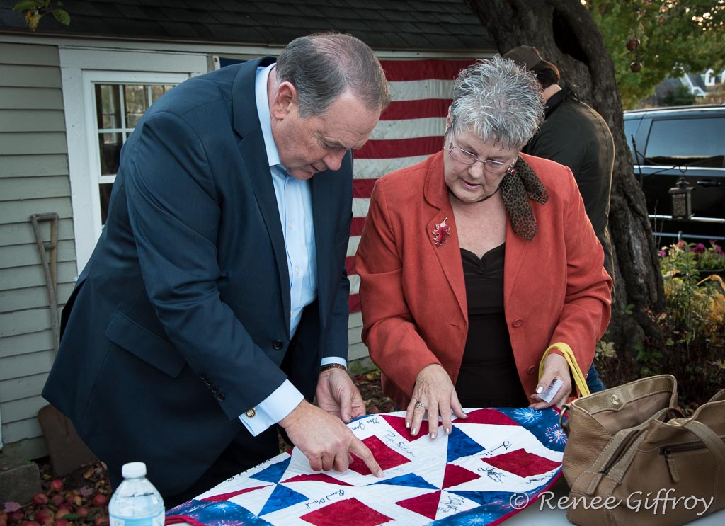 Mike Huckabee in Rye, NH