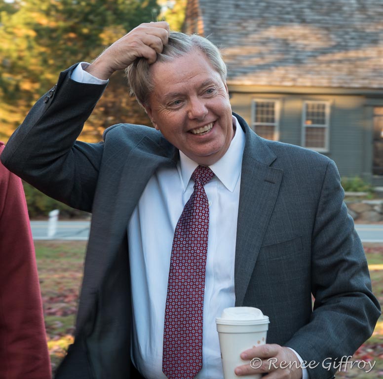 Lindsey Graham in Rye, NH