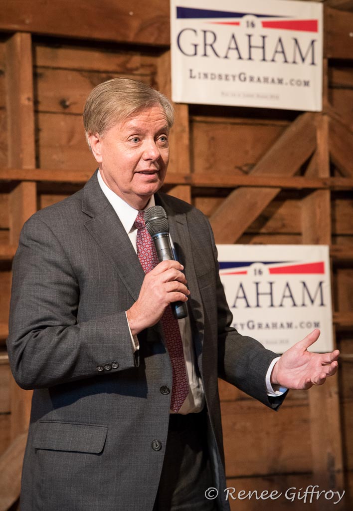 Lindsey Graham in Rye, NH