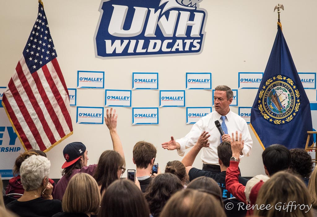 Martin O'Malley in Durham, NH