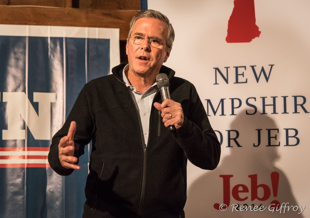 Jeb Bush in Rye, NH