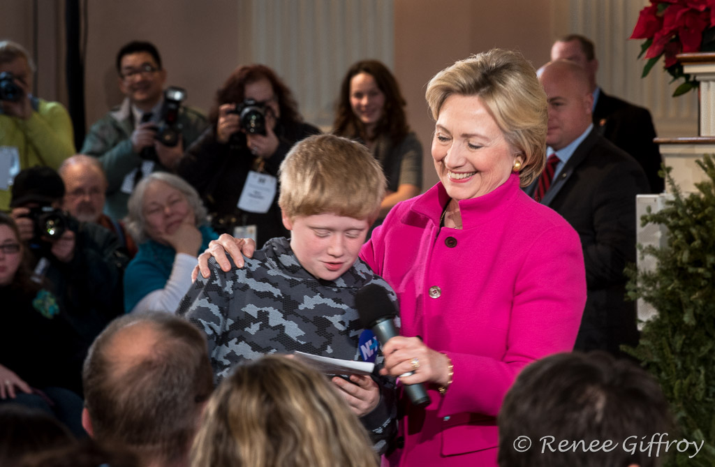 Hillary Clinton in Portsmouth, NH