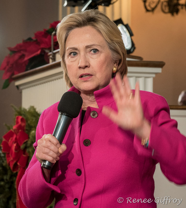 Hillary Clinton in Portsmouth, NH