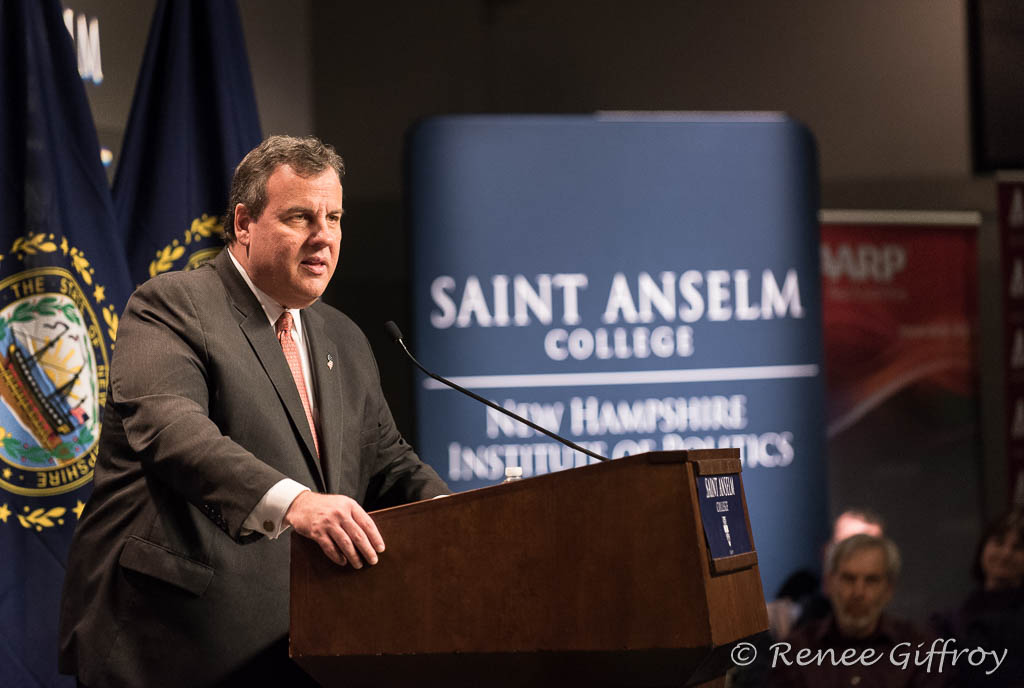 Chris Christie in Manchester, NH