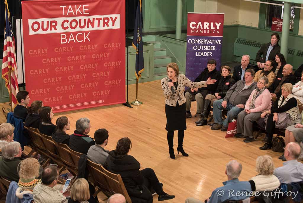 Carly Fiorina in Exeter, NH