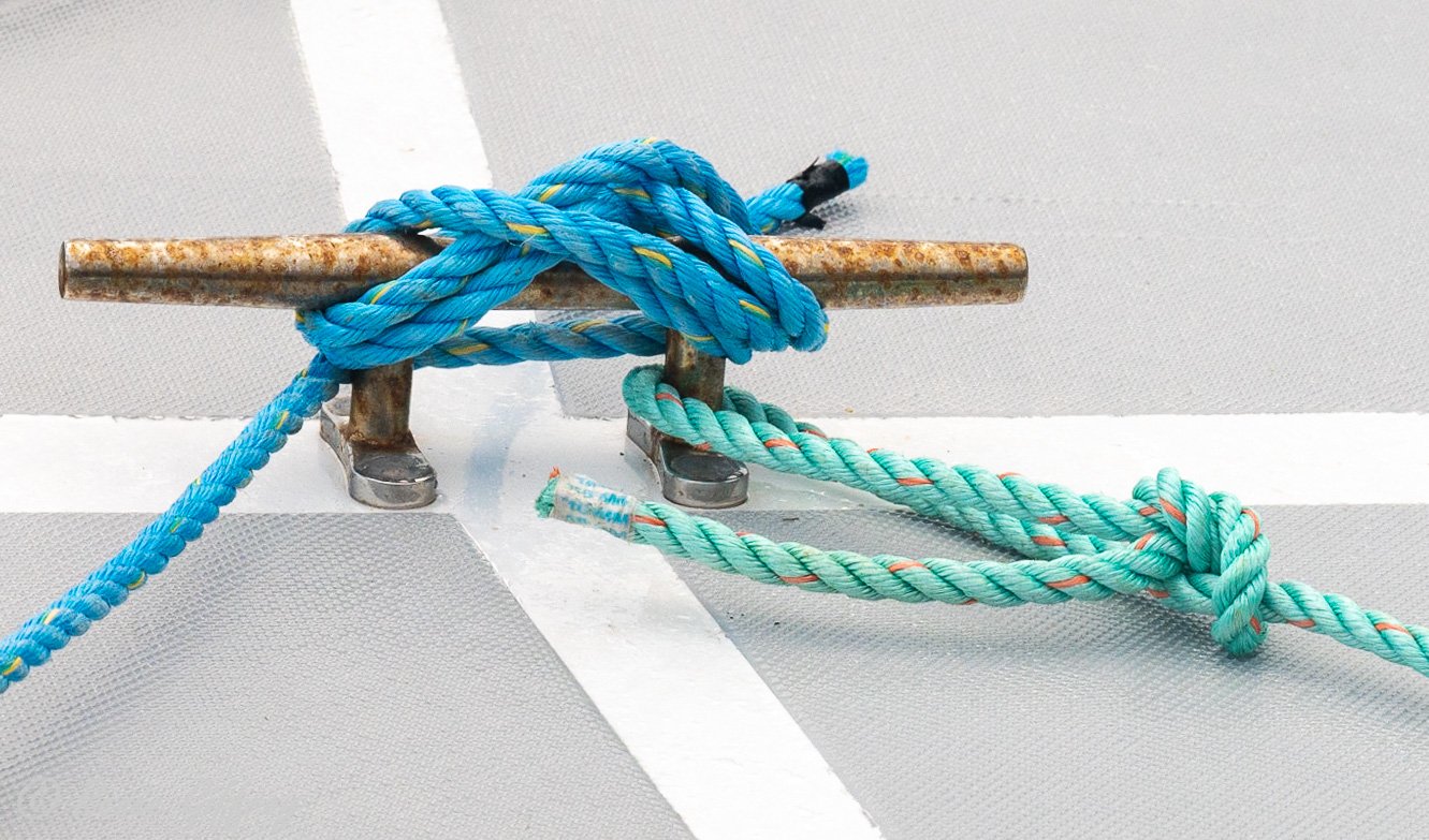 Blue and Aqua ropes on white boat for web.jpg