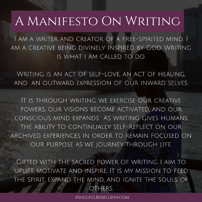 my personal manifesto essay