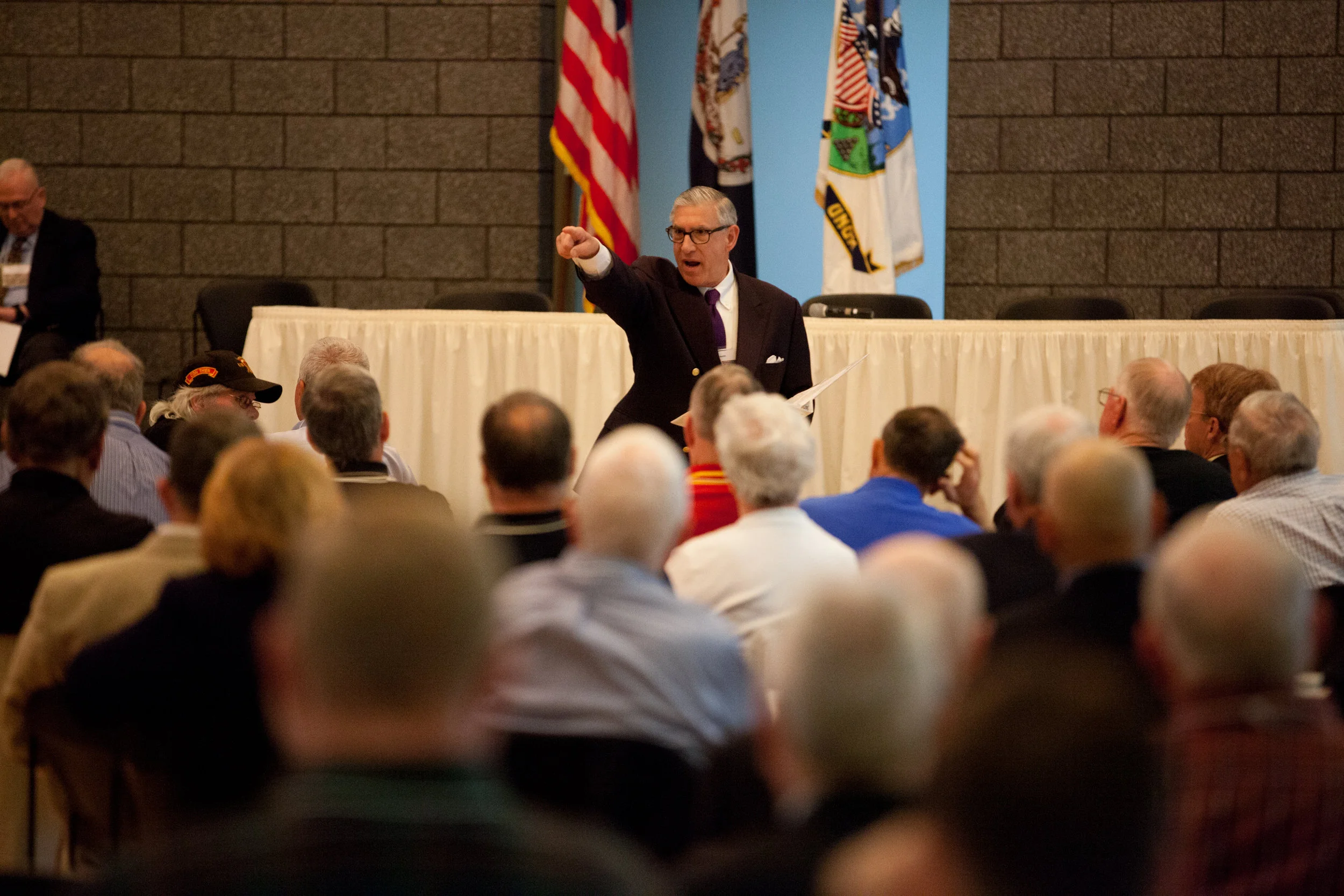 Lt. Gen. Frank Libutti, USMC (Ret.), Citadel Class of 1966, addressing 2016 Conference at VMI: Anatomy of a War Experience