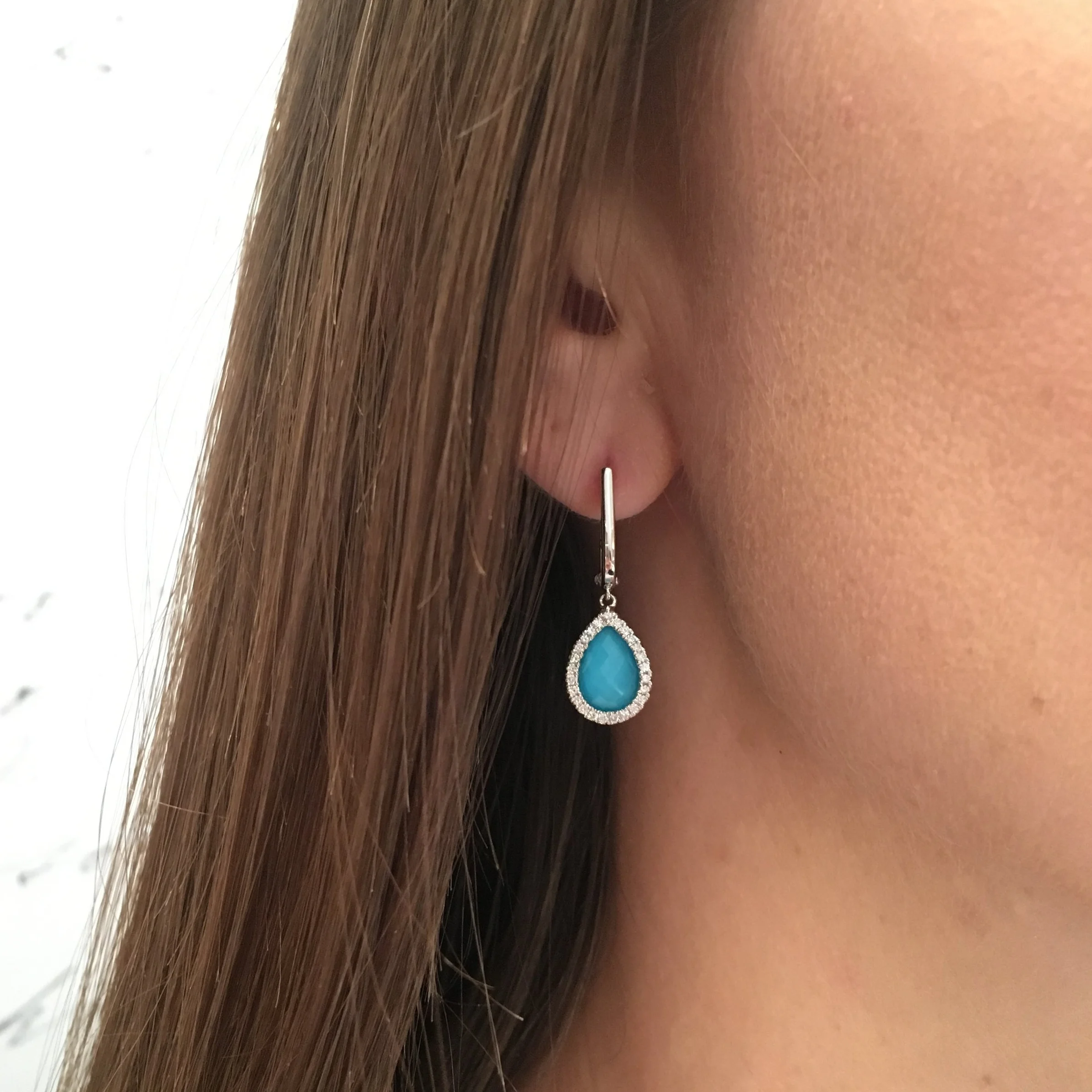 Doves Turquoise Drops on Jackie.JPG